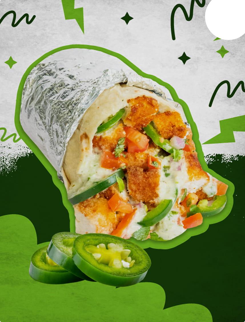 Crispy Jalapeno Ranch Burrito